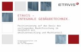 Firmenpräsentation vom 18.06.2004 bei PSP Management ETAVIS – INTEGRALE GEBÄUDETECHNIK. Positionierung auf der Basis der vorliegenden Marktforschung im.