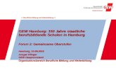 Berufliche Bildung und Weiterbildung // Gewerkschaft Erziehung und Wissenschaft Hauptvorstand GEW Hamburg: 150 Jahre staatliche berufsbildende Schulen.