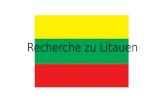 Recherche zu Litauen. 1. EINWOHNER IN LITAUEN Von den 3.545.319 Mio. waren 1,8 Mio. Frauen Von den 3.545.319 Mio. waren 1,56 Mio. Männer Einwohnerzahlen.