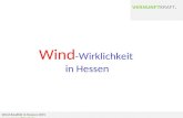 Wind-Realität in Hessen 2015  VERNUNFTKRAFT. Wind -Wirklichkeit in Hessen.