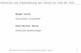 Prävention und Früherkennung des Zervix-Ca (ICD-10: C53) QF Prävention und Gesundheitsförderung Lellé / Hense 1 Ralph Lellé Universitäts-Frauenklinik Hans-Werner.