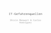IT-Gefahrenquellen Shirin Manwart & Carlos Rodriguez.