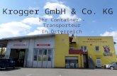 Krogger GmbH & Co. KG Ihr Container - Transporteur in Österreich.