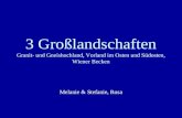 3 Großlandschaften Granit- und Gneishochland, Vorland im Osten und Südosten, Wiener Becken Melanie & Stefanie, Rosa.