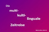 Kulti- Die multi- linguale Zeitreise 3b BG Gallus, 2009/10.