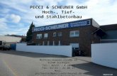 Impressum PECCI & SCHEUNER GmbH Hoch-, Tief- und Stahlbetonbau Mathias-Giesen-Straße 29 41540 Dormagen Tel.: 02133 – 4 22 88 Fax: 02133 – 21 06 27 Mail: