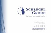 Schulhausstrasse 4 9470 Buchs T +41 81 750 38 00 F +41 81 750 38 08  info@schlegel-group.ch.
