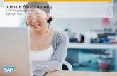 INTERN Interne Abstimmung SAP Business One Version 9.0
