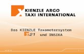 26.10.20151 Das KIENZLE Taxametersystem und INSIKA.
