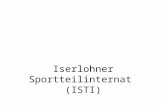 Iserlohner Sportteilinternat (ISTI). Sport-Leistungs-Akademie für Schülerinnen und Schüler am Hemberg.