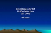 1 Grundlagen der ET UniBw München WT 2008 Viel Spass.