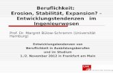 Beruflichkeit: Erosion, Stabilität, Expansion? – Entwicklungstendenzen im Ingenieurwesen Prof. Dr. Margret Bülow-Schramm (Universität Hamburg) Entwicklungstendenzen.