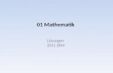 01 Mathematik Lösungen 2011 ZKM. 1.Notiere die Lösung in ganzen Zahlen und als Brüche: (5 3 4 / 7 ) - 2 3 / 8 + 4.625 =  ZKM© Aufnahmeprüfungen Gymnasien,