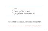 1 Informationen zur Abiturqualifikation .