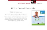 D.U. - DeutschUnterricht Schülerbuch (BN 11075) Herausgeber: Dr. Andreas Ramin, Thorsten Zimmer Autoren: Simone Büchler, Ralph Ettrich, Gunter Fuchs, Cora.