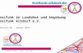 Freifunk in Landshut und Umgebung Freifunk Altdorf e.V. Version 04 – Januar 2016 Freifunk in Landshut - Version 04 - Januar 20161