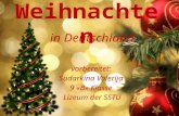 Weihnachten in Deutschland vorbereitet: Sudarkina Valerija 9 «В» Klasse Lizeum der SSTU.