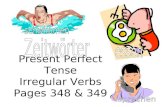 Present Perfect Tense Irregular Verbs Pages 348 & 349