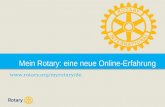 Mein Rotary: eine neue Online-Erfahrung .