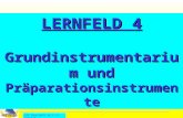 All Copyrights by P.-A. Oster ® LERNFELD 4 Grundinstrumentarium und Präparationsinstrumente.
