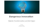 Dangerous Innovation Digitale Transformation und die Folgen Tim Cole Internet Publizist St. Michael im Lungau