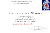 Praxis für Nierenerkrankungen und Diabetes Bochum Hypertonie und Diabetes Dr. Dirk Gäckler Internist – Nephrologie, Diabetologie Diabetologe DDG Hypertensiologe.