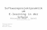 Softwareprojektpraktikum E-learning in der Schule Kürzeste Wege – Spiel Wintersemester 2015/2016 Florian Kettel Lea Christ Mustafa Sezer.