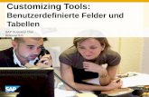 INTERN Customizing Tools: Benutzerdefinierte Felder und Tabellen SAP Business One Release 9.0.
