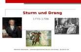 Sturm und Drang 1770-1786 Deutsch Oberstufe – Literaturgeschichte Sturm und Drang – JG.24.01.10.
