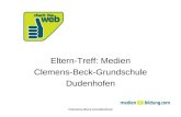 Clemens-Beck-Grundschule Eltern-Treff: Medien Clemens-Beck-Grundschule Dudenhofen.