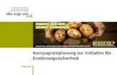 Brugg 2016 Kampagnenplanung zur Initiative für Ernährungssicherheit.