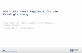 1 - Dr. Dietmar Haubfleisch – Die aktuellen Empfehlungen der DFG und des WR … – DBV, Sektion IV-Sitzung am 26.10.211 RDA - Ein neues Regelwerk für die.