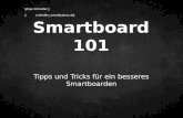 Tipps und Tricks für ein besseres Smartboarden Smartboard 101 |Anja Schindler | | schindler_wmr@yahoo.de|