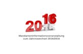 Mandanteninformationsveranstaltung zum Jahreswechsel 2015/2016.