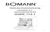 Manual Bedienungsanleitung GSPE 774.1 D