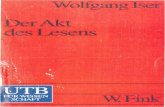 Wolfgang Iser-Der Akt Des Lesens_ Theorie Ästhetischer Wirkung-Fink (1994)