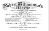 Schumann Spanisches Liederspiel