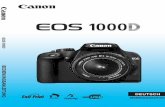 Bedienungsanleitung Canon EOS 1000D
