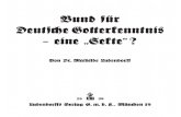 Ludendorff, Dr. Mathilde - Bund fuer Deutsche Gotterkenntnis eine Sekte; Ludendorffs Verlag, 1939,.pdf