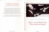 Celibidache - Ueber Musikalische Phaenomenologie