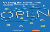 OER - openingthecurriculum2014