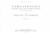 Schmidt,Franz - Variationen Über Ein Husarenlied (Full Orch.score)