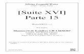 S. L. Weiss - Suite XVI Sol Maior