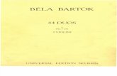 Bartok Violin Duets Part I