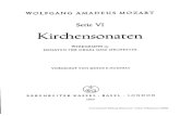 Mozart, NMA VI, 16, Sonaten Fur Orgel Und Orchester
