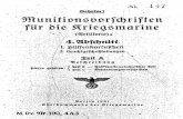 "M.Dv.190/4A3" Munitionsvorschriften fur die Kriegsmarine (Artillerie) - 1941