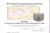 Pioniertruppenschule - ISAF, Faltkarte Minen AFGHANISTAN (ÖBH)(2005 Jun)