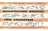 Bildsprescher deutsch für Soldaten -  Grundausbildung (1944)