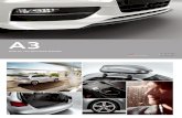Audi A3 Cabriolet Accessories/Zubehor Catalogue (2013, German)