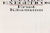 Ernst Käsemann-Ensayos exegéticos